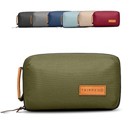 Tech Bag and Electronics Organizer Bag for Travel (Green)