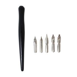 Artway Dip Pen Set with 5 Drawing & Calligraphy Nibs