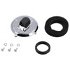 Set: Ignition Switch Cover Stainless Steel Chrome-Plated with Small Parts