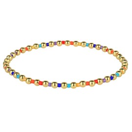 KELITCH Women's Bracelet Metal Shell Shape Decoration Two Ropes Non-Elastic Fashion Jewellery for Women Outing and Casual Wear, Metal