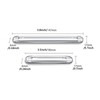 8 PCS Clear Furniture Bumpers, BetterJonny Silicone Cabinet Bumpers Clear