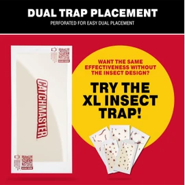 Catchmaster Roach Trap Glue Boards 6-Pk, Adhesive Bug Catcher, Insect & Roach Killer, Scorpion, Spider, Cricket, & Cockroach Traps for Home, Bulk Glue Traps for House & Garage, Pet Safe Pest Control