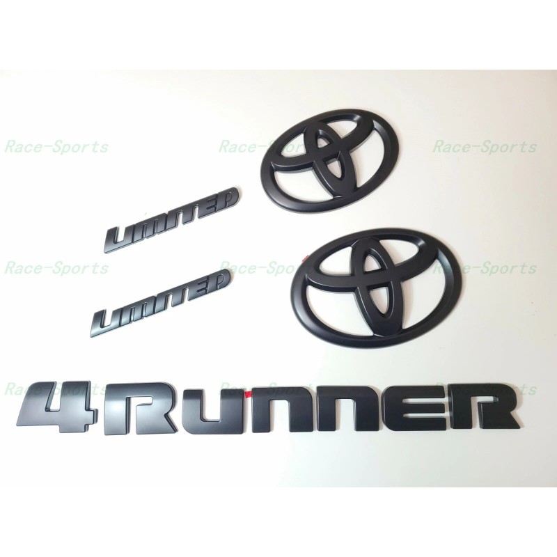 Toyota NEW 5PCS 2014-2021 TOYOTA 4RUNNER LIMITED MATTE BLACK OUT