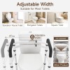 WAYES Adjustable Toilet Safety Rails Toilet Safety Frame Rails for