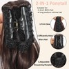 Webshaiy Long Ponytail Extension Claw Clip in Ponytail Hair Extensions