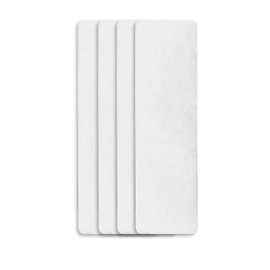 CXMTECH 4PCS White Air Fryer Vortex 6QT Replacement Deodorizing Air Filters Kitchen Dining Small Appliance Accessories