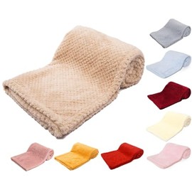 Baby SUPER SOFT Luxury WAFFLE Blanket (75 x 100cm) (Coffee)