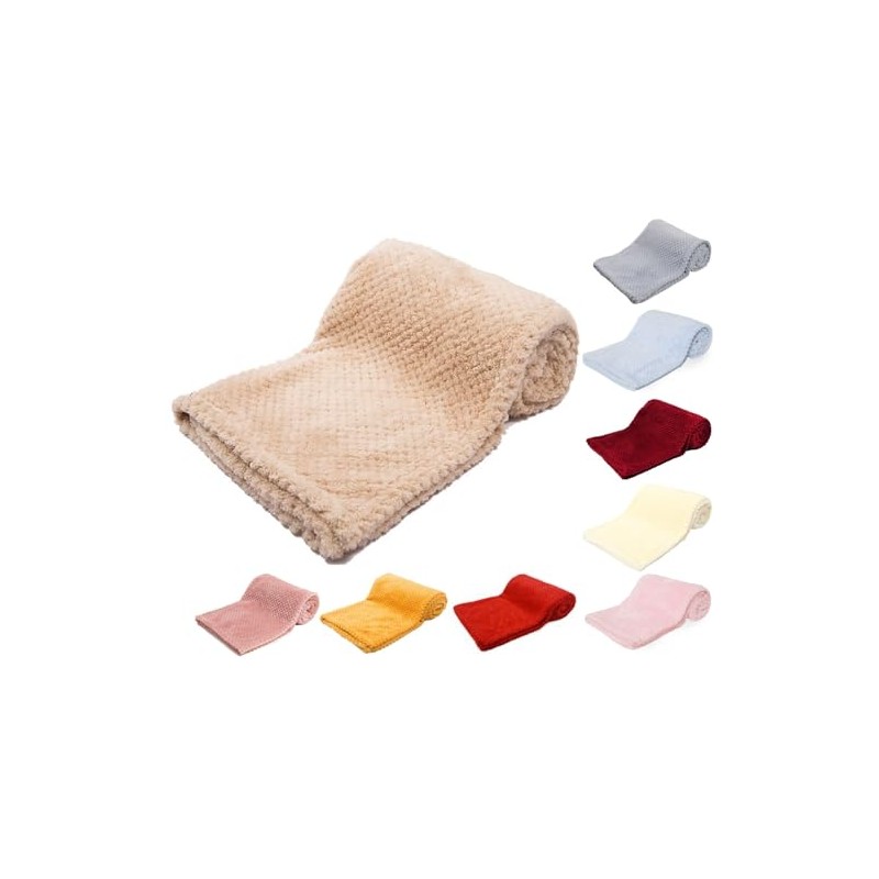 Baby SUPER SOFT Luxury WAFFLE Blanket (75 x 100cm) (Coffee)