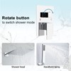 Elefloom Shower Faucet Set, 10 Inch Chrome Wall Mounted Shower