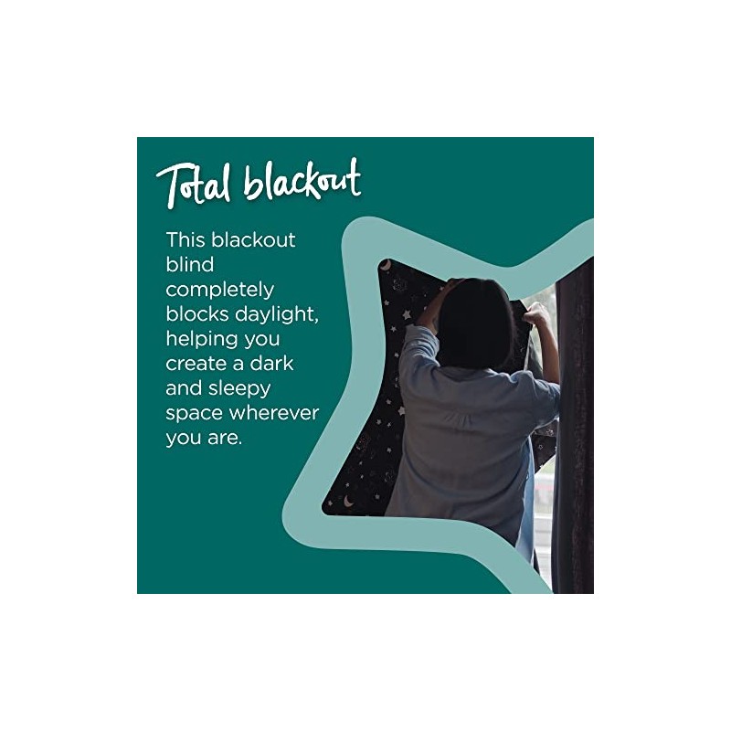 Tommee Tippee Sleeptight Portable Blackout Blind with Suction Cups, Adjustable