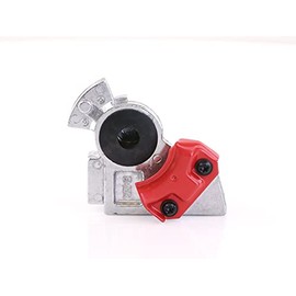 Torque 37° Bracket Mount Emergency Gladhand (Red) | Aluminum Air Brake Coupling for Tractor-Trailer, Semi & RVs | Replaces Velvac 035093, Hebco 441068, Sloan 441019, PAI MGH-4029 (TR035093)