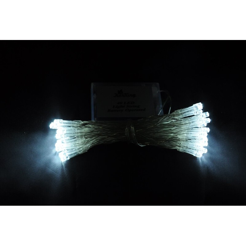 Karlling Battery Operated White 40 LED Fairy Light String Wedding