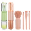 Unbranded Small Makeup Brush Set 4 in 1 Portable Travel