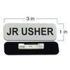 Jr Usher 1 x 3 Name Tag, Brushed Gold (10
