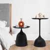Xuthusman Modern Side Tables Nesting Tables, Round Coffee Side Table