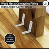 OMIDEAS 50 x Angle Bracket (50 x 50 x 16)