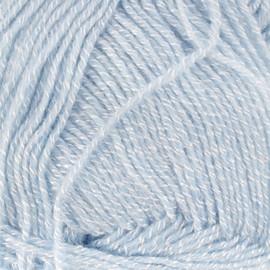 JubileeYarn Soft and Slim Yarn - Baby Weight Rayon from Bamboo Wool Blend - 50g/Skein - Glacier Blue - 4 Skeins
