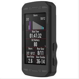 GIOPUEY Hülle Kompatibel mit Bryton Rider 750, Weich und leicht Premium TPU Silikon Schutz Case Cover Schutzhülle - Black