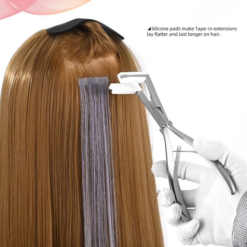 NEWISHTOOL Kit De Herramientas Para Extensiones De Cabello Con Cinta