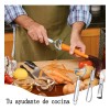 3 Pzs Pelapapas Verduras Frutas Acero Inoxidable Cocina