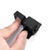 INIRET 4 Packs Self-Closing Latches, Black Spring Door Lock, Aluminum