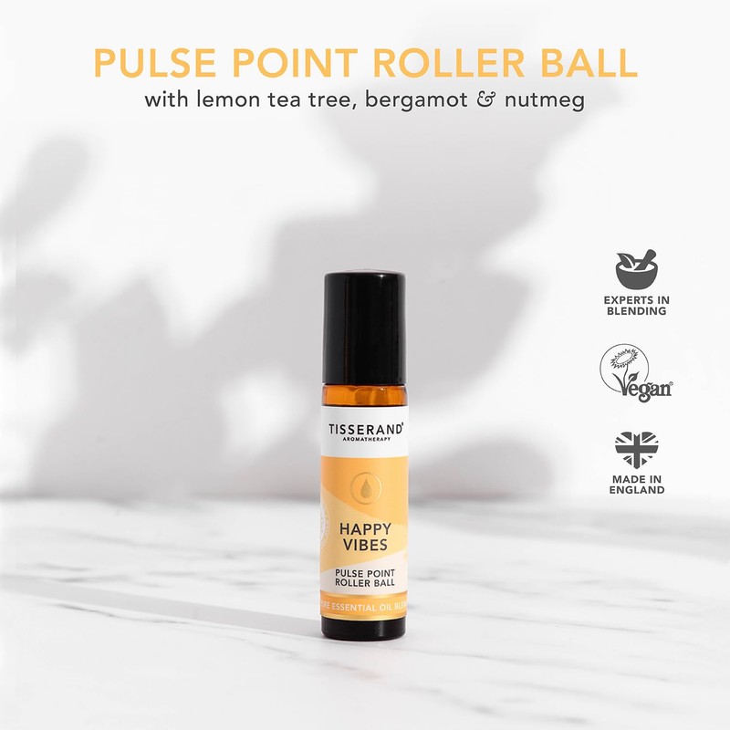 Tisserand Aromatherapy Happy Vibes Pulse Point Roller Ball