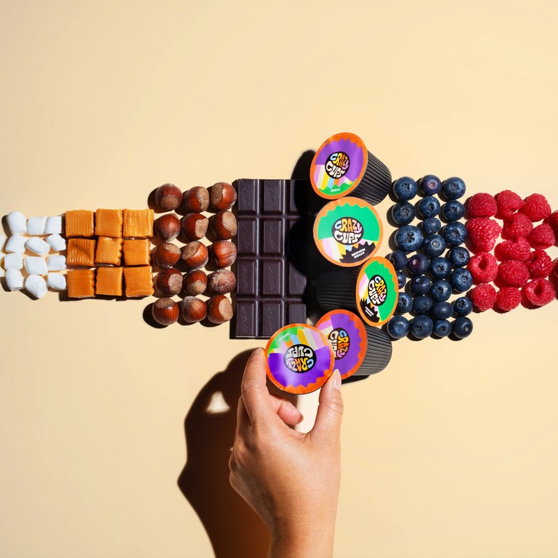 Crazy Cups Chocolate Peanut Butter Hot or Iced Coffee Cup,