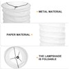 STOBOK Rice Paper Floor Lamp Shade Nordic Style Table Light