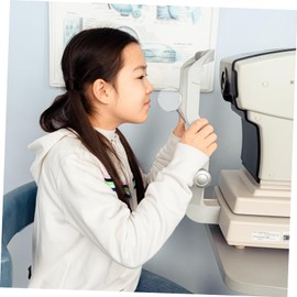 CLISPEED 2Pcs Cross Cylinder Lens Tool Set Round Optical Diopters for Vision Testing Essential Optical Instruments for Accurate Eye Examination