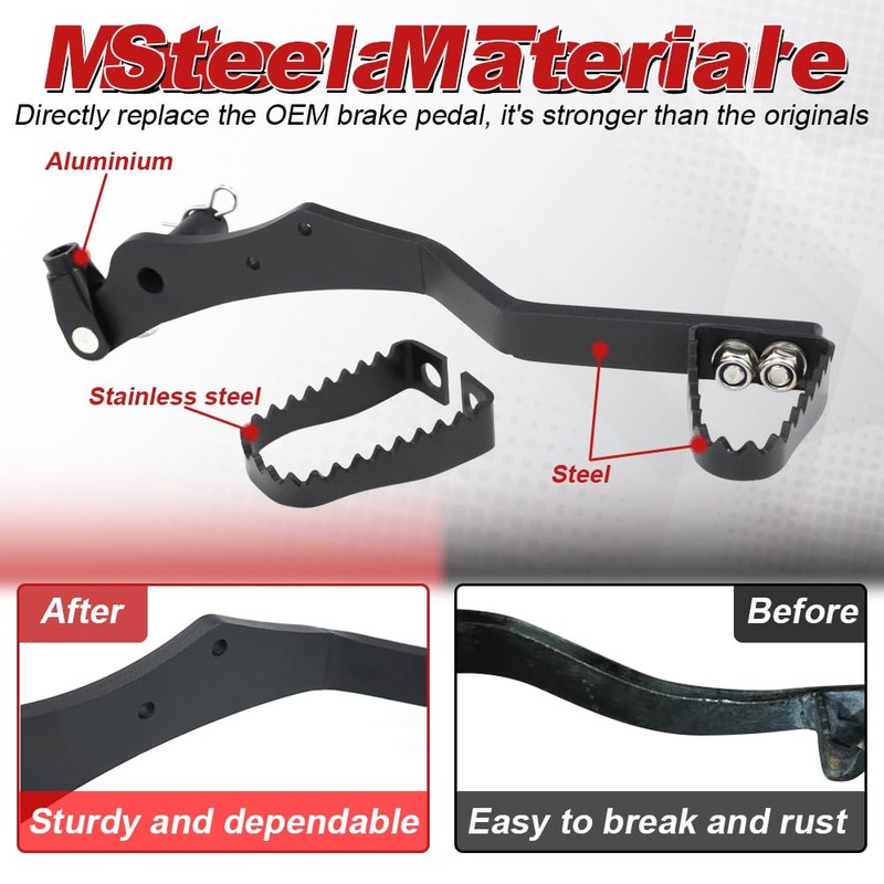 Xitomer Rear Brake Pedal Fit for DR650 1996-2025 DR 650