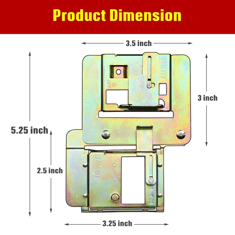 Generator Interlock Kit Compatible with Siemens and Murray, ECSBPK03 Mechanical