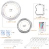 W WHEEL UP Basketball Hoop Lights Waterproof Remote Control Basketball