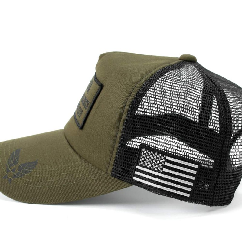 AVIREX USA Embroidered Patch Mesh Cap, Hat, Men’s, Women’s, Military,