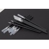 KOLAMOON 100 Pcs Disposable Brushes Plastic Paint Brushes Model Brushes