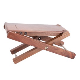 Adjustable Guitar Foot Rest with Walnut Wood, Folding Stool Design for Guitar Parts, Rest Accessory for Pleasant Playing