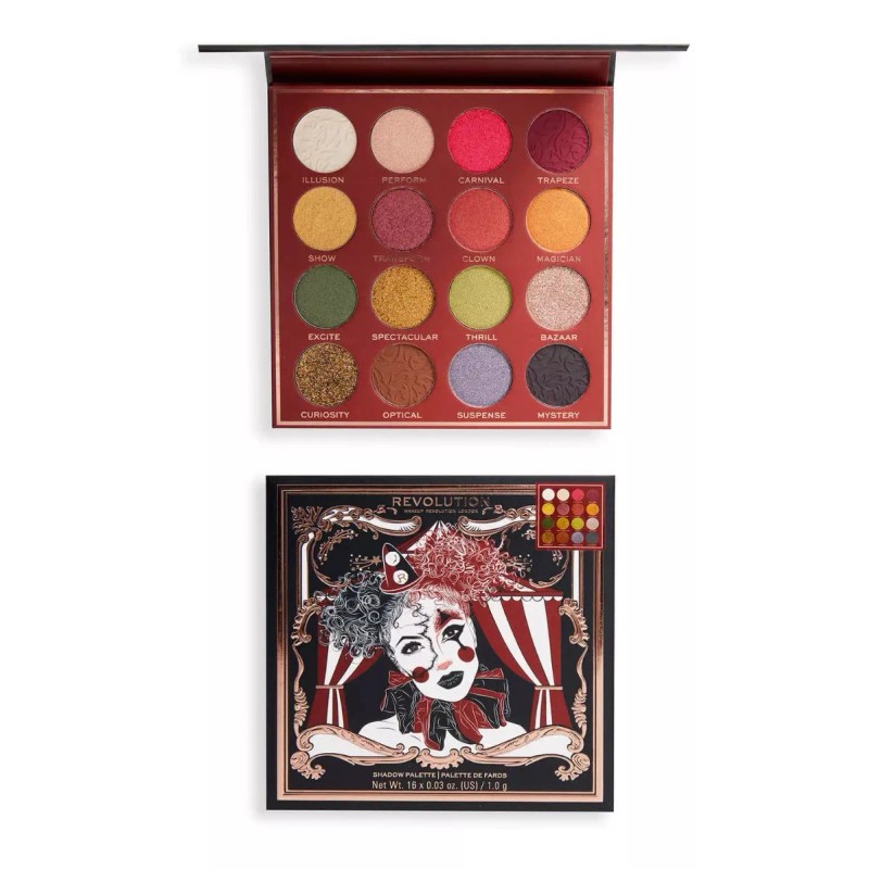Revolution Beauty Paleta De Sombras, Carnaval , Revolution, Nuevas, Originales
