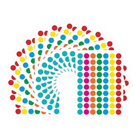 PARLAIM 2800 PCS 3/4 Inch Round 7 Color Dots Colored Labels Stickers, Color Coded Stickers Color-Coding Labels Label Circle Stickers for Classroom, Office