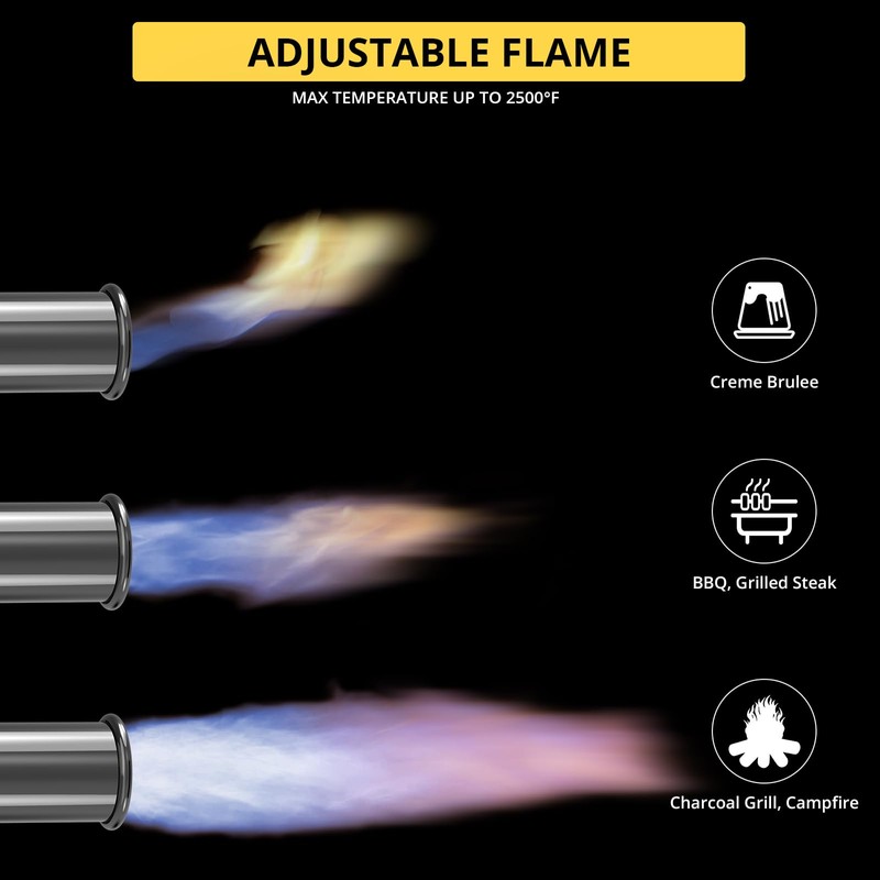 TBTEEK Powerful Propane Torch Head, Sous Vide Grill Cooking Torch