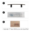homdiy 5 Pack Cabinet Pulls Oil Rubbed Bronze Cabinet Handle
