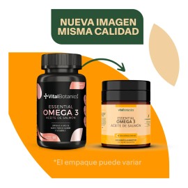 Essential Omega 3| Aceite Puro De Salmón Con Vitamina E | Su No