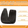 YDDM- 【Extensiones de cabello con cinta adhesiva, material de cabello
