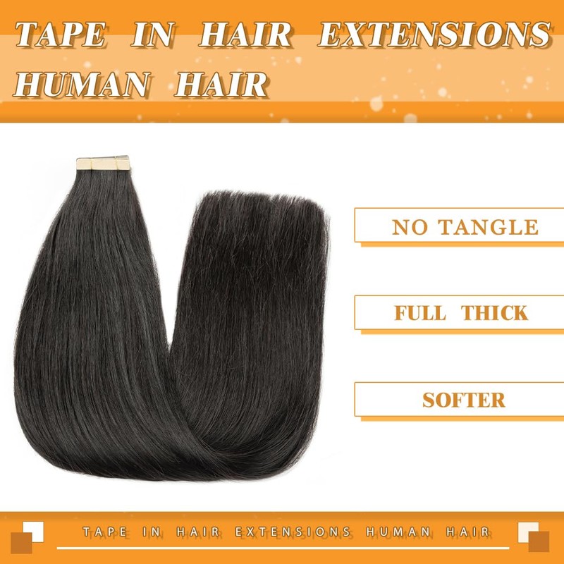 YDDM- 【Extensiones de cabello con cinta adhesiva, material de cabello