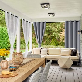 Hiastra Curtain Tiebacks Ropes, 2pcs Decorative Handmade Tie Backs Curtain Holdbacks Holders Cord for Window Sheer Drapes Indoor Outdoor, Grey