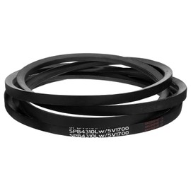 sourcing map 5V1700 V-Belt, Classic Wrapped Rubber V-Belt 170" Outside Circumference x 0.62" Width x 0.53" Height for Industrial Machinery Equipment, Black