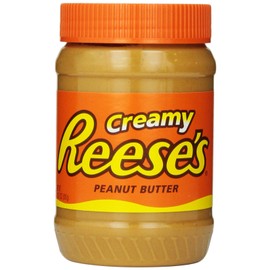 REESE'S Creamy Peanut Butter, Kosher Peanut Spread, 18 Ounce (Pack of 6)