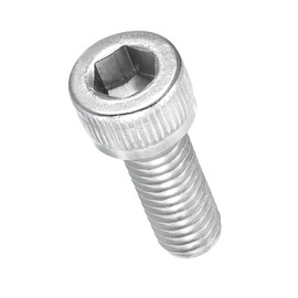 METALLIXITY Socket Head Cap Screw(M6-1x16mm)20Pcs, 304 Stainless Steel Allen Socket Drive Metric - Machine Internal Hex Screw UNC Coarse Thread, Silver Tone