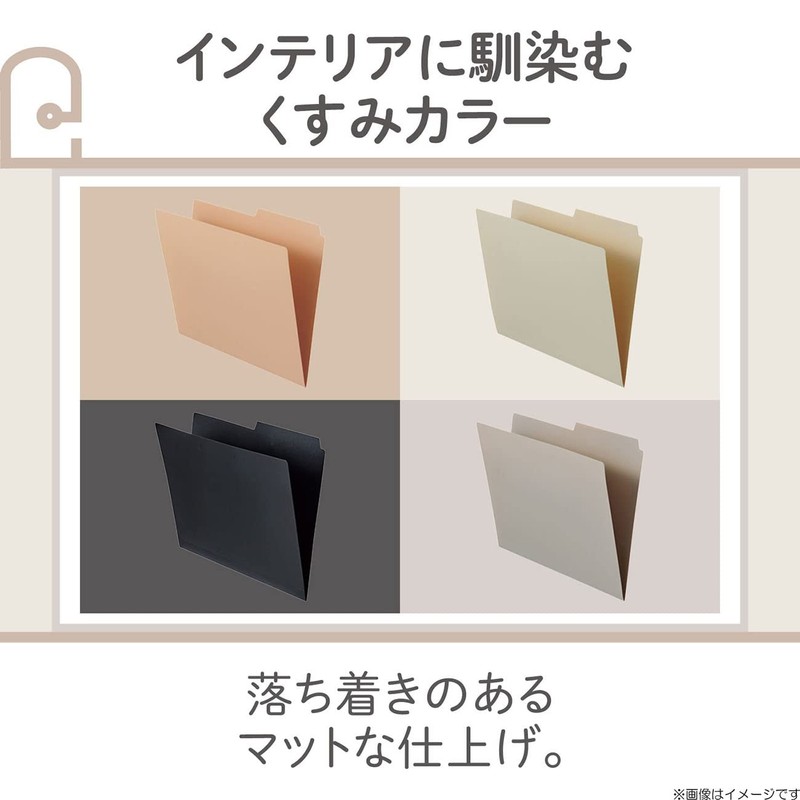 Lihit Lab Roomy F292-12 Individual Folders, A4, Pink, 3 Sheets