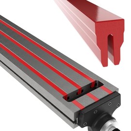 T-Slot Cover 5/8” for Milling Machine by Edge Technology (Red)
