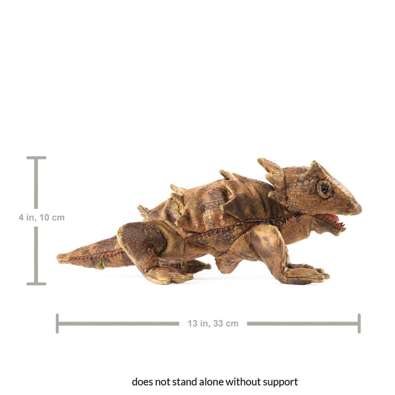 Folkmanis Horned Lizard Hand Puppet