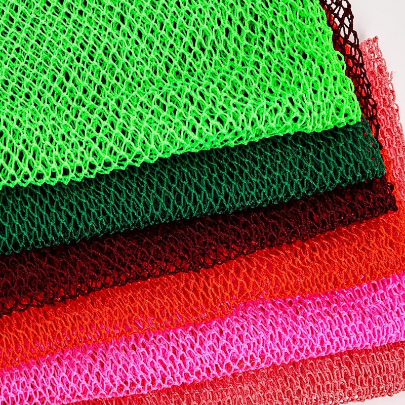 Woyinger 1PCS African Exfoliating Net Sponge, Long-Strip Back Scrubber, Body